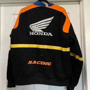 Black Honda Mens Jacket